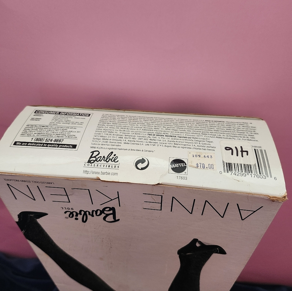 Giftable Anne Klein Barbie Doll NRFB - Picture 5 of 5